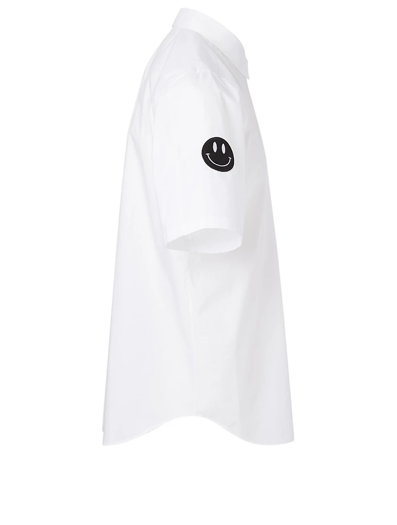 Short-Sleeve Shirt With Patches