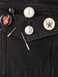 Cotton Denim Jacket With Badges