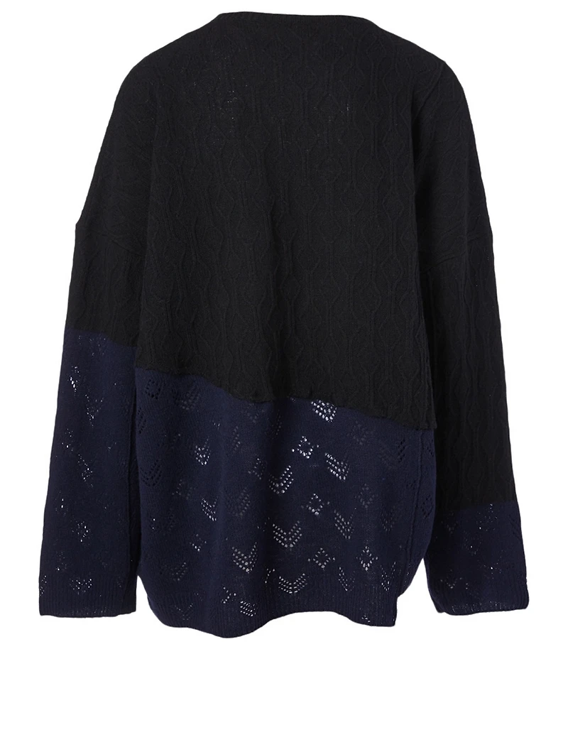 Smiley Wool Oversized Sweater