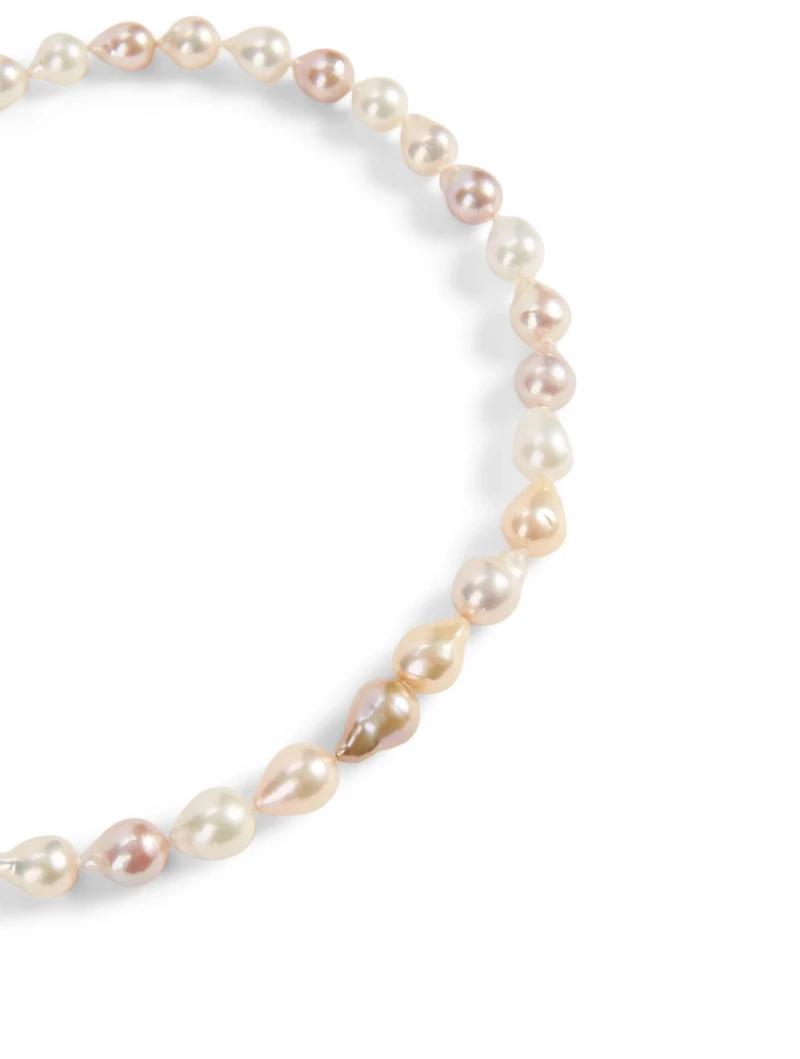 18K White Gold Pearl Necklace