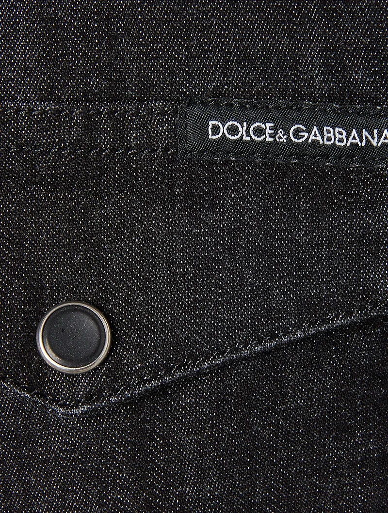 Denim Shirt With Inserts