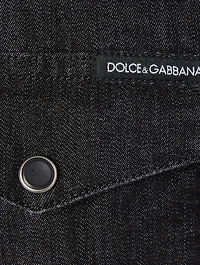 Denim Shirt With Inserts