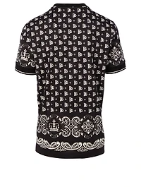 Cotton T-Shirt Bandana Print