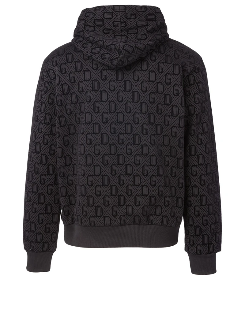 Cotton Stretch Hoodie DG Print