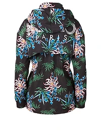 Drawstring Jacket Sea Lily Print