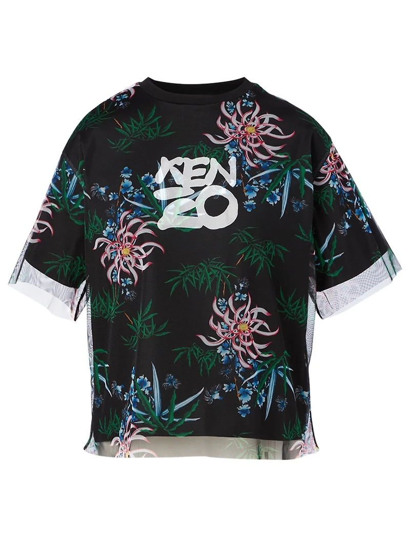 Logo T-Shirt Sea Lily Print