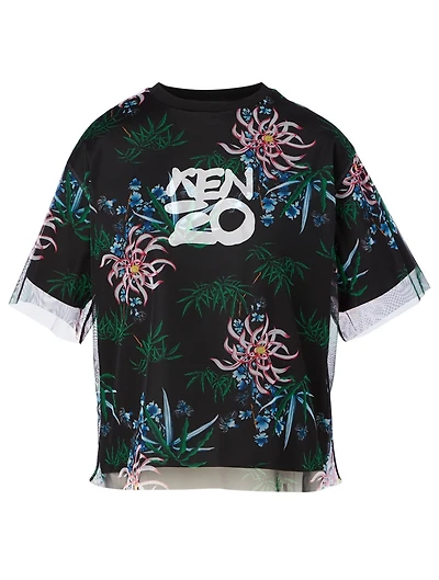 Logo T-Shirt Sea Lily Print