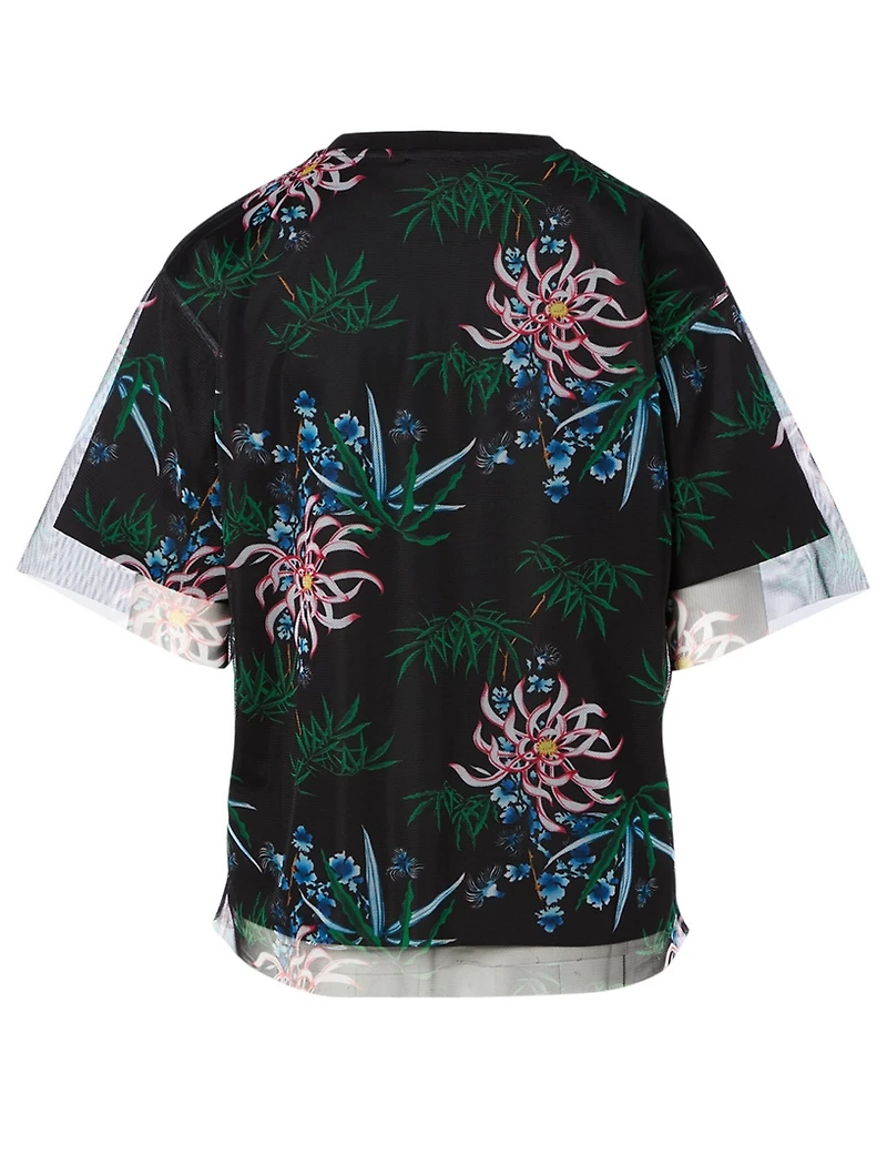 Logo T-Shirt Sea Lily Print
