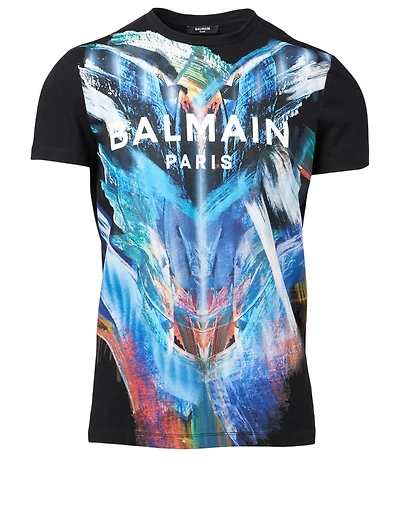 Cotton Graphic T-Shirt With Logo