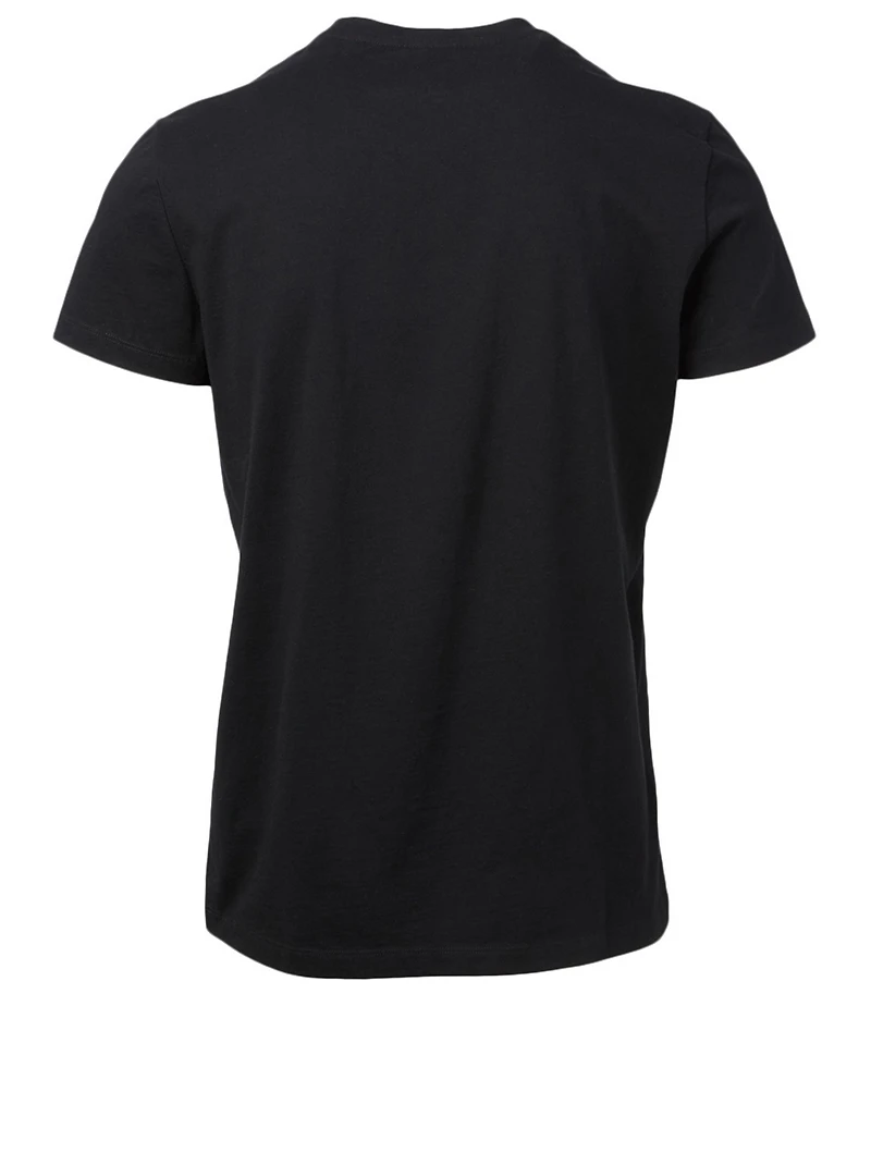 Cotton Graphic T-Shirt With Logo