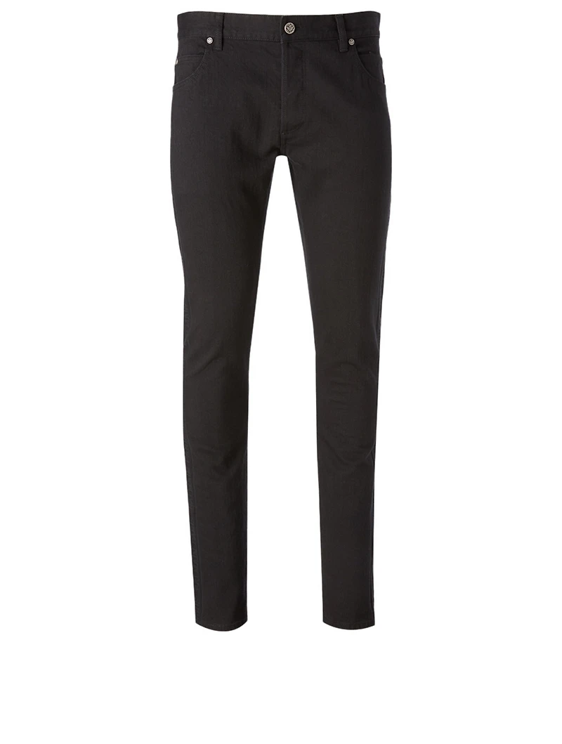 Slim-Fit Jeans With Logo Stripe