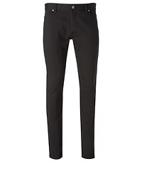 Slim-Fit Jeans With Logo Stripe