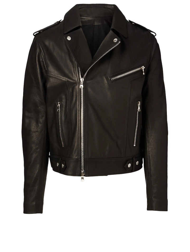 Perfecto Leather Jacket With Logo Stamp