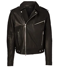 Perfecto Leather Jacket With Logo Stamp