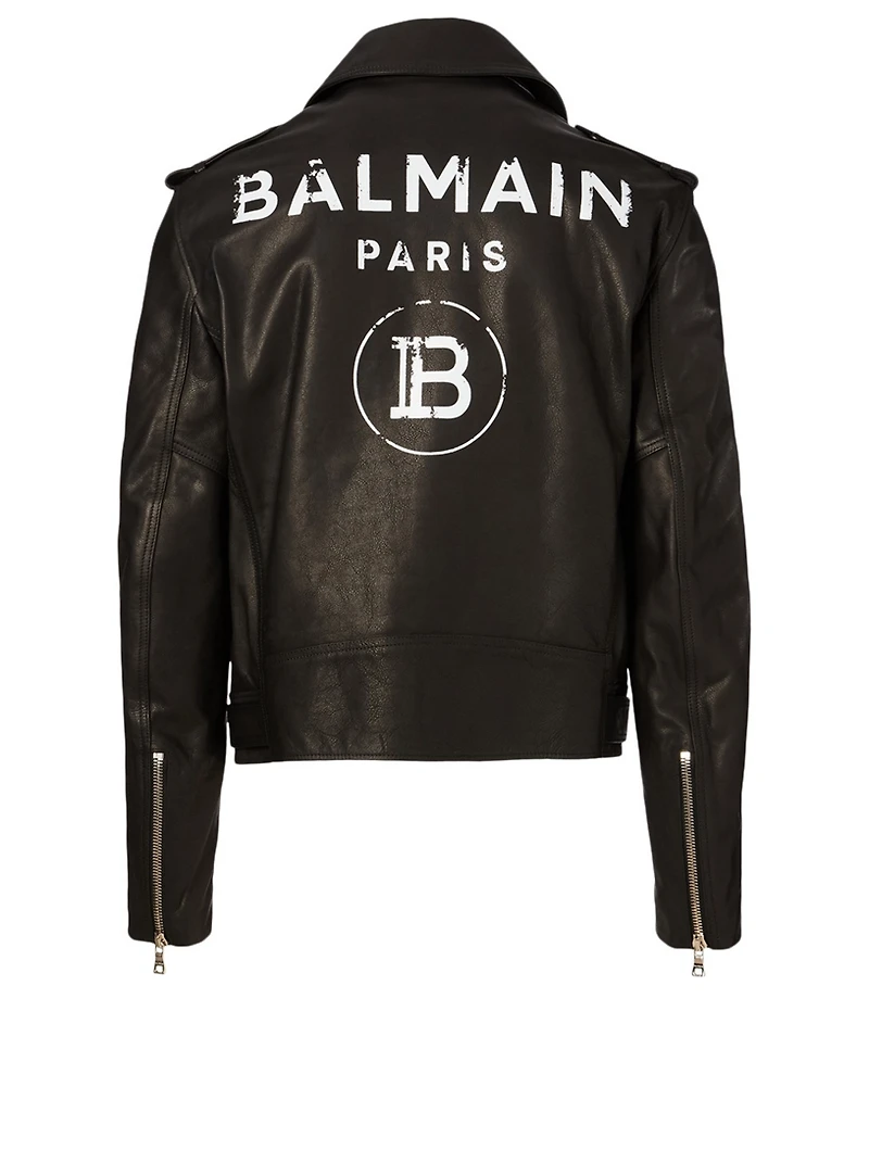 Perfecto Leather Jacket With Logo Stamp