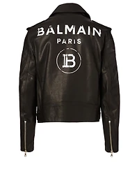 Perfecto Leather Jacket With Logo Stamp