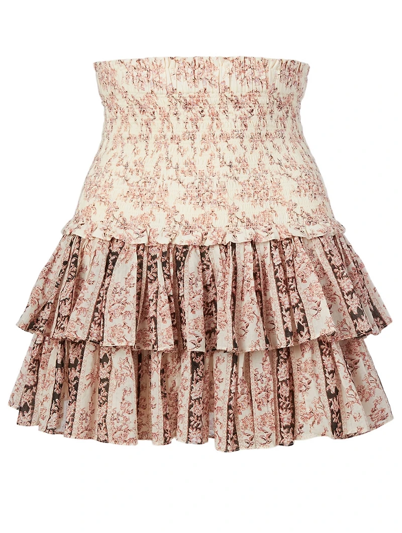 Naomi Cotton Mini Skirt