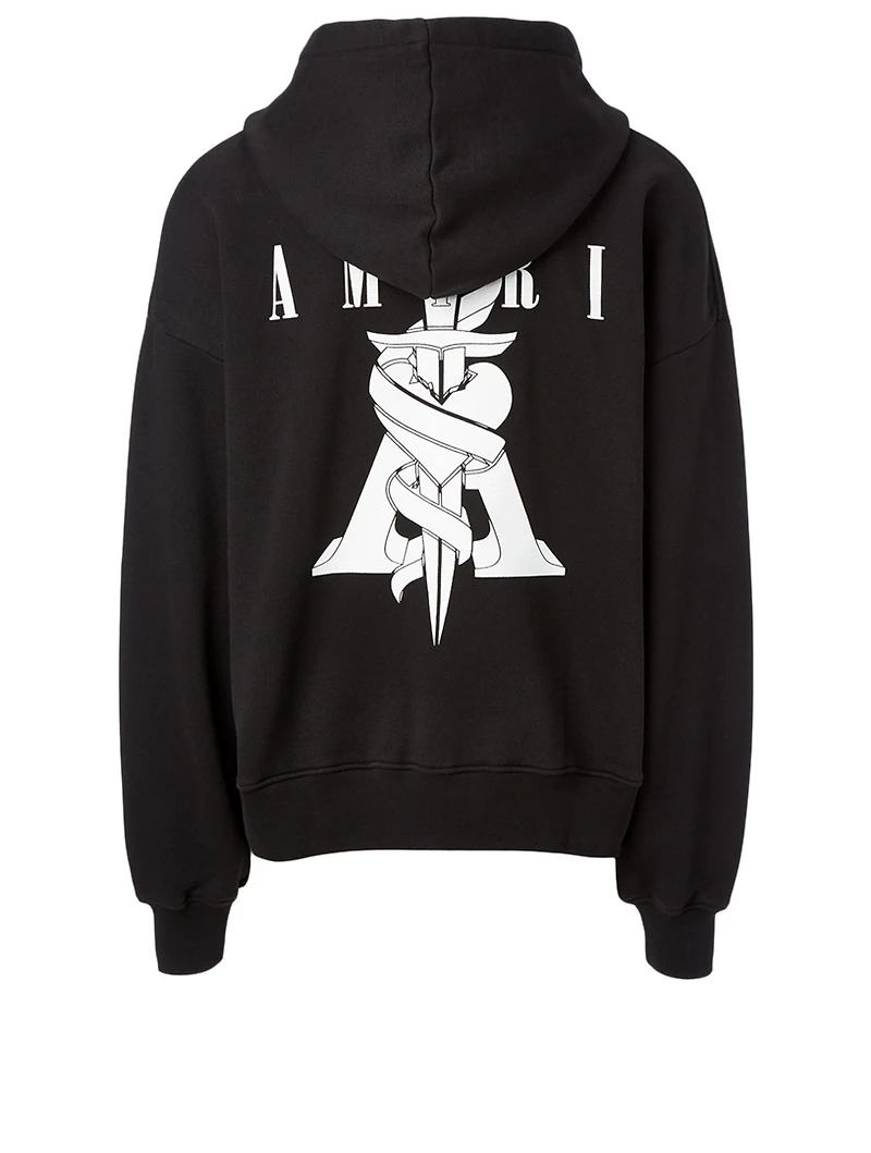 Oversized Hoodie With Dagger Logo