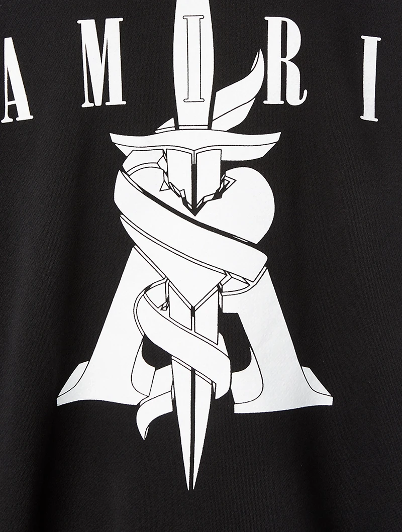 Oversized Hoodie With Dagger Logo
