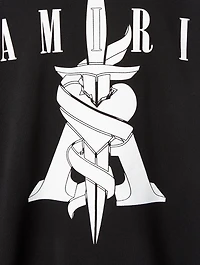 Oversized Hoodie With Dagger Logo