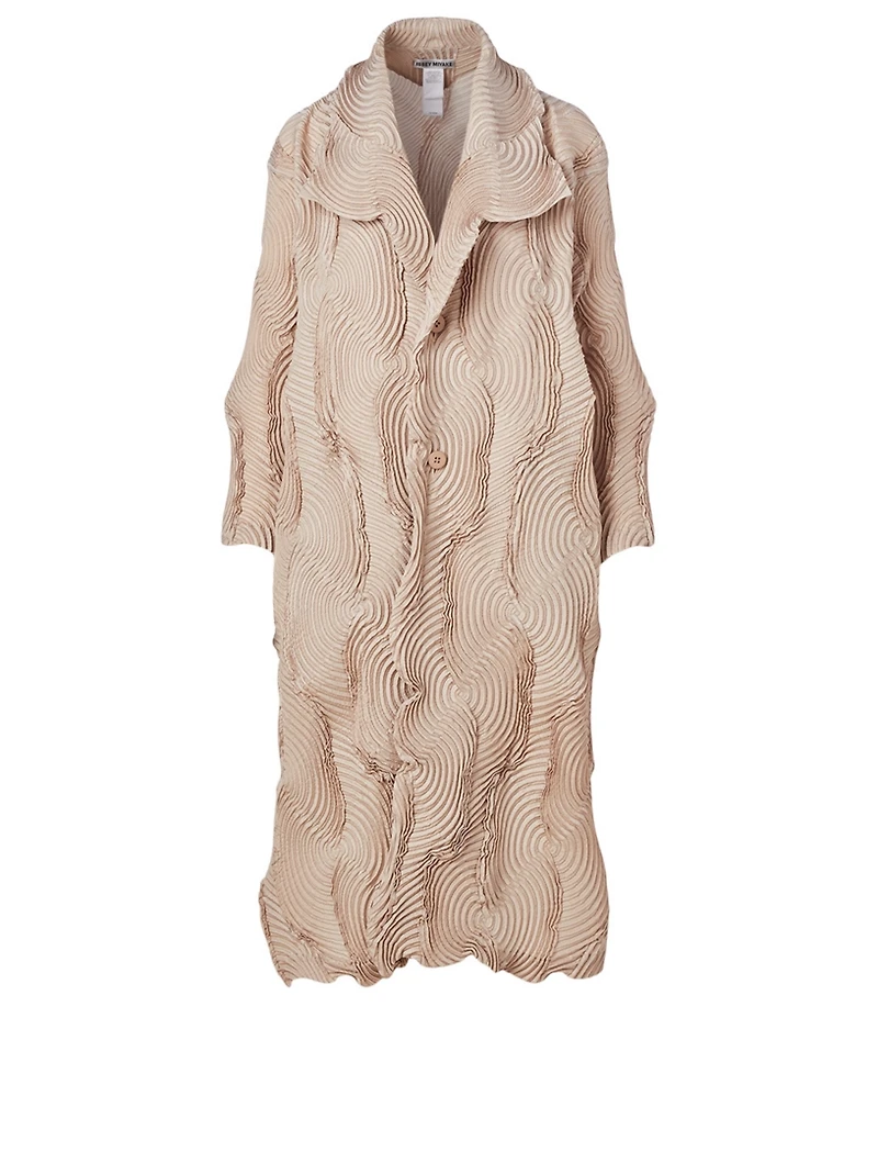 Swirl Stretch Long Jacket