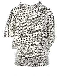 Billow Stretch Printed Top