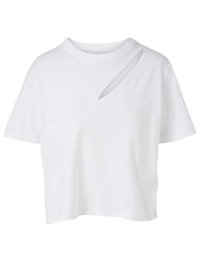 Maddox Cotton T-Shirt With Slash