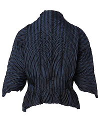 Winding Pleats Topper Jacket