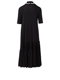Midi Dress With Collar