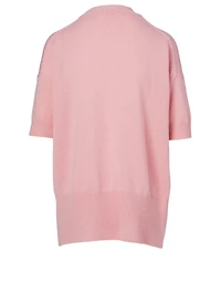 Cashmere Short-Sleeve Sweater