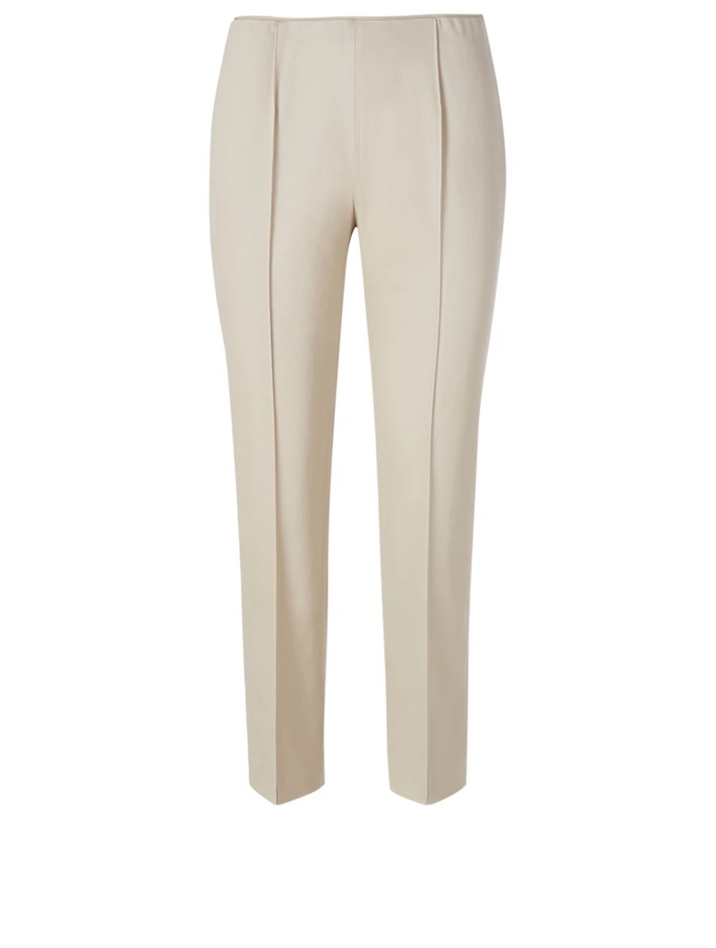 Cotton Stretch Capri Pants
