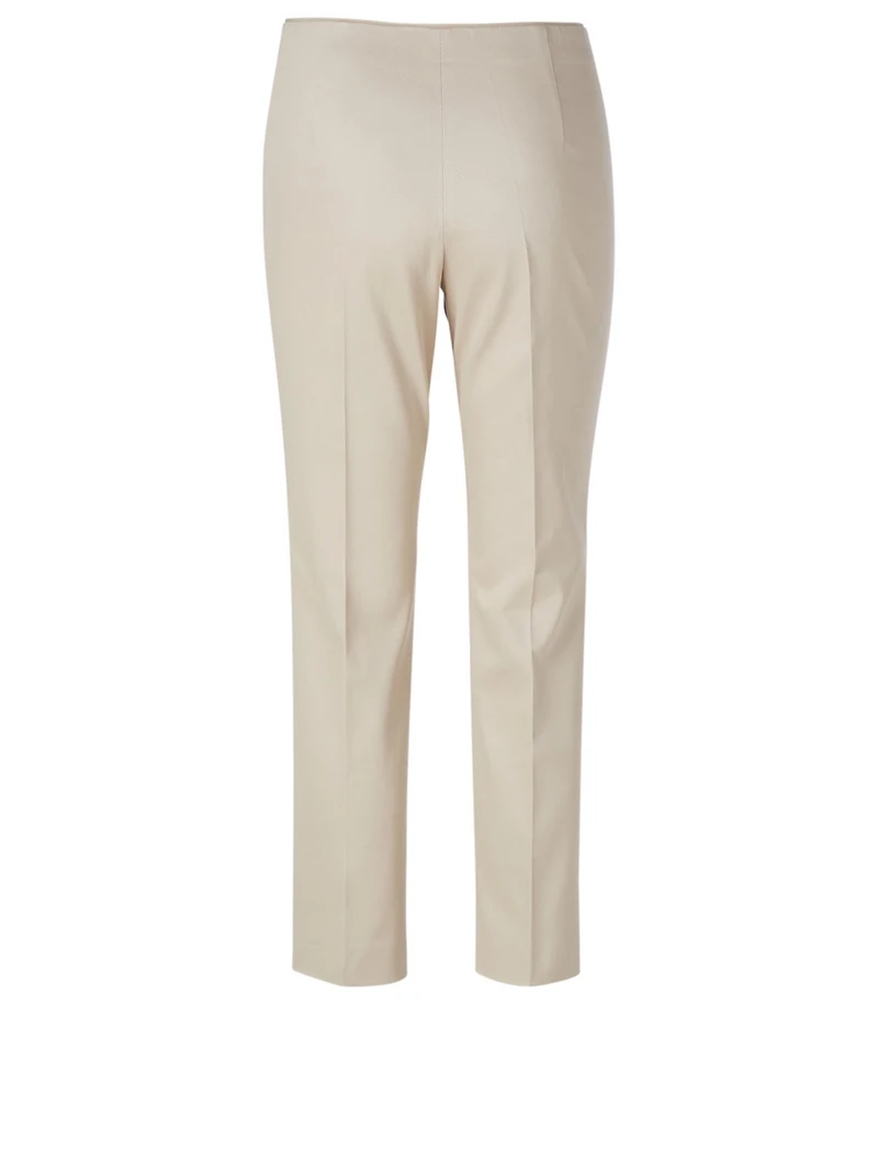 Cotton Stretch Capri Pants