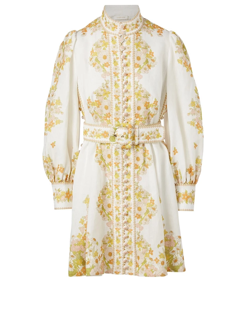 Super Eight Linen Mini Dress