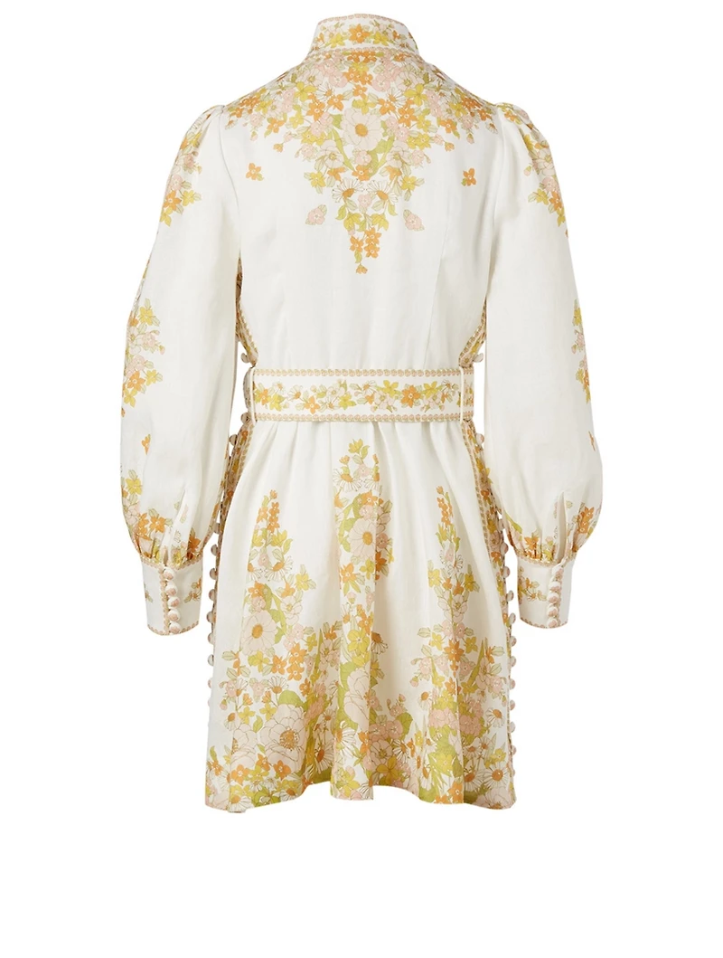 Super Eight Linen Mini Dress