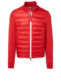Quilted Zip Cardigan