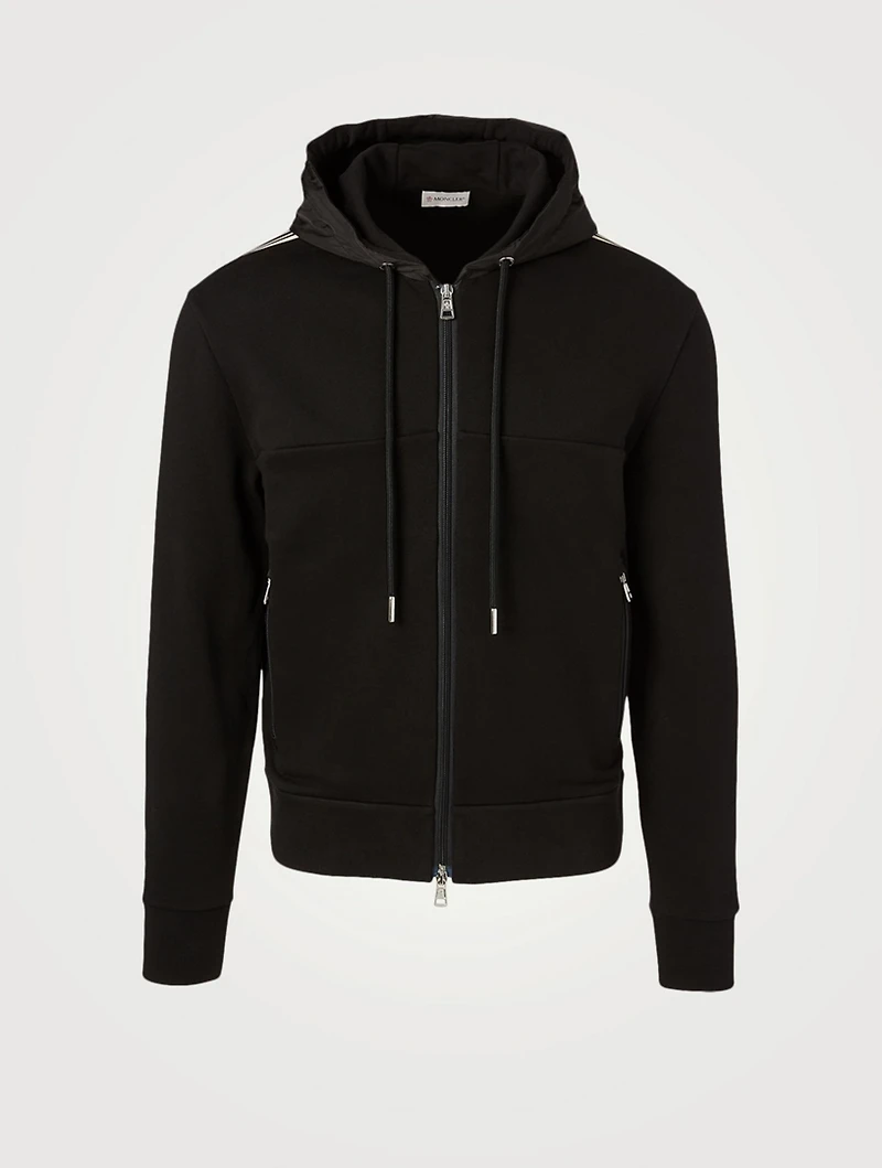 Cotton Hybrid Zip Hoodie