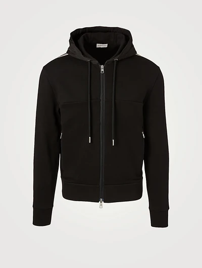Cotton Hybrid Zip Hoodie