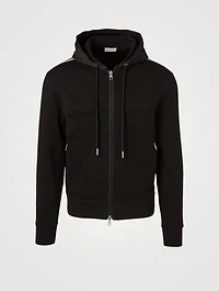 Cotton Hybrid Zip Hoodie