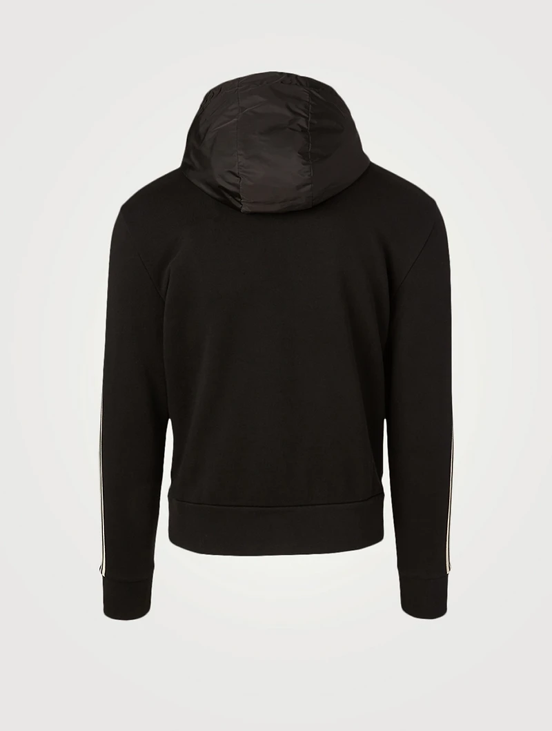 Cotton Hybrid Zip Hoodie