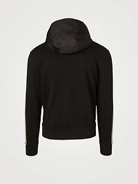 Cotton Hybrid Zip Hoodie