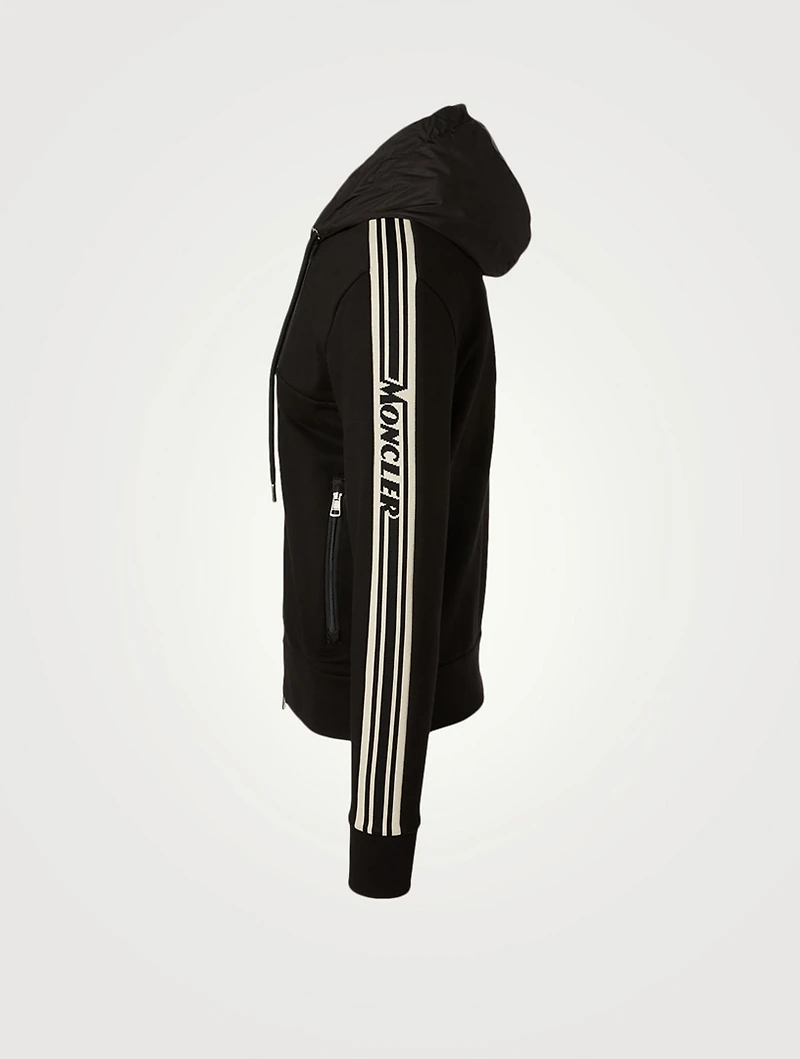 Cotton Hybrid Zip Hoodie