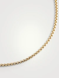 14K Gold Plated Box Chain Necklace