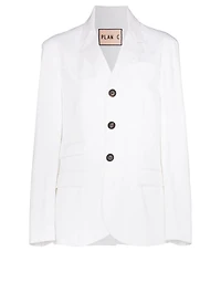 Cotton Stretch Blazer