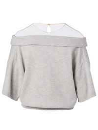 Wool And Cashmere Illusion Top