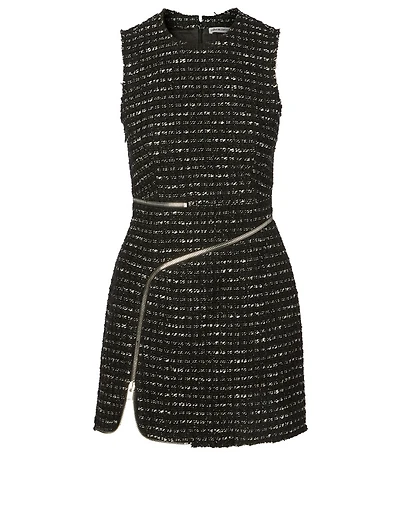 Wool-Blend Sleeveless Dress