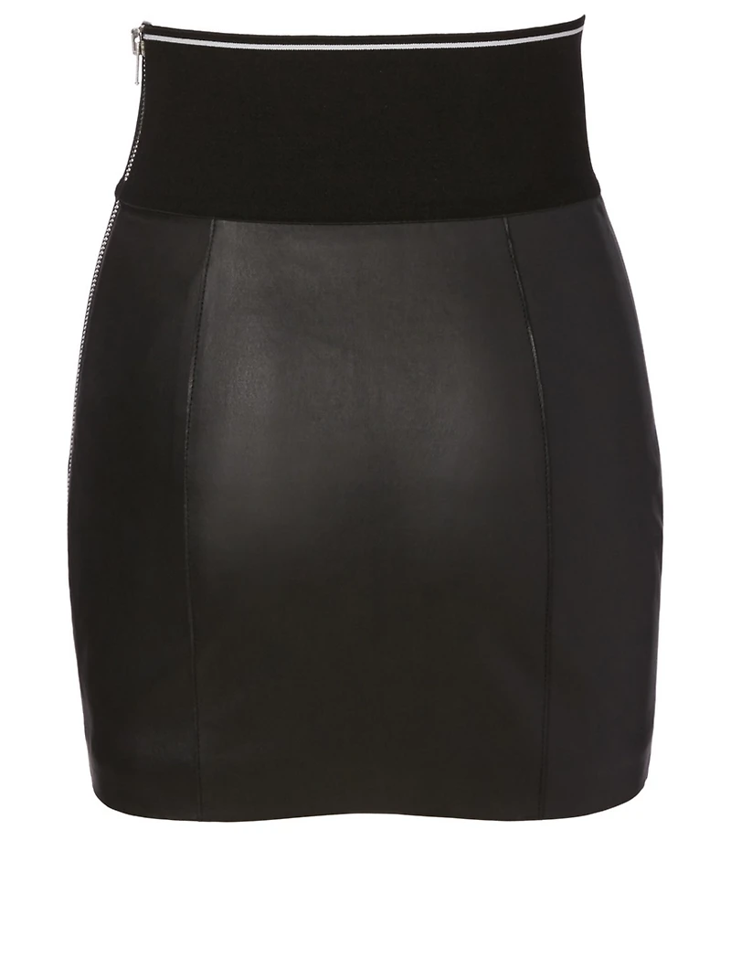 Leather Mini Skirt