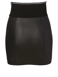 Leather Mini Skirt