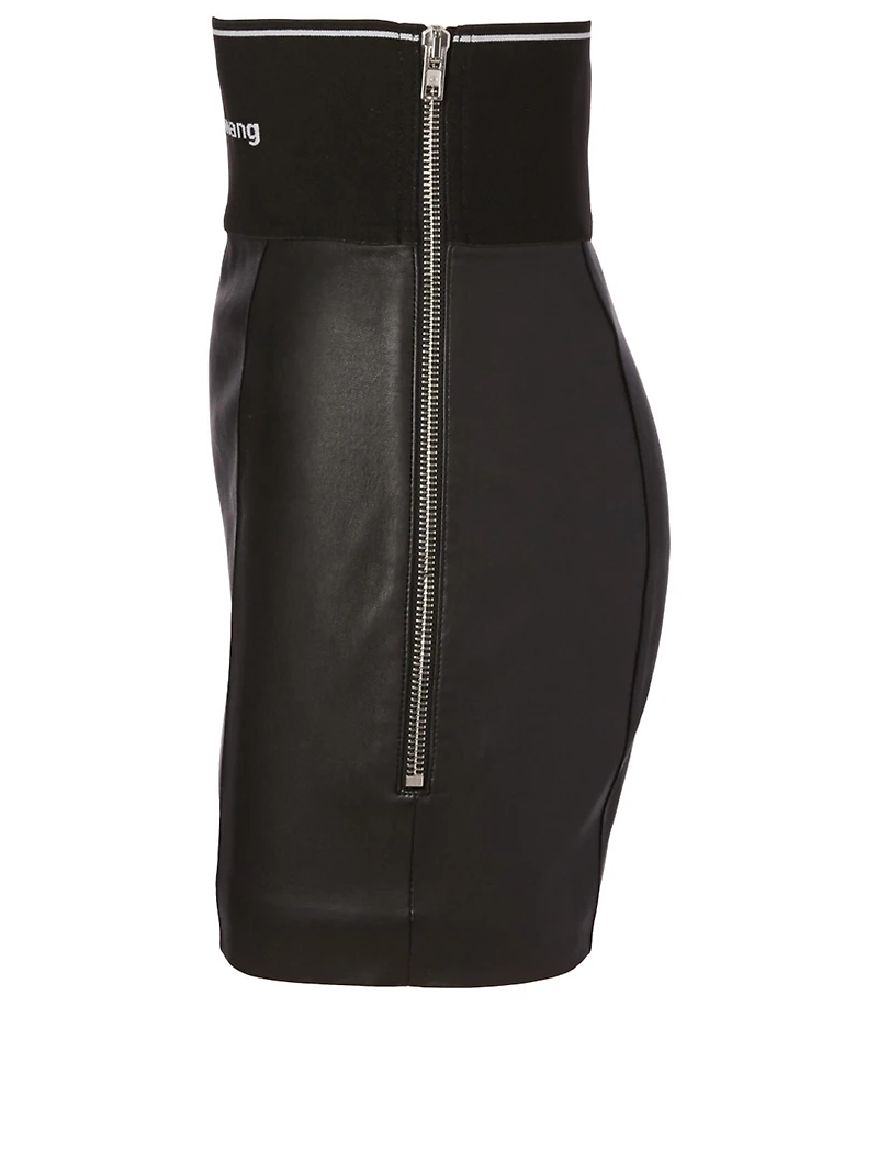 Leather Mini Skirt