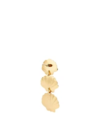 La Isla Gold-Plated Bronze Cascading Shell Earrings