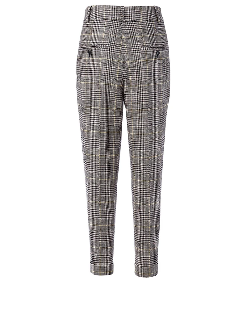 Ceyo Linen And Silk Pants